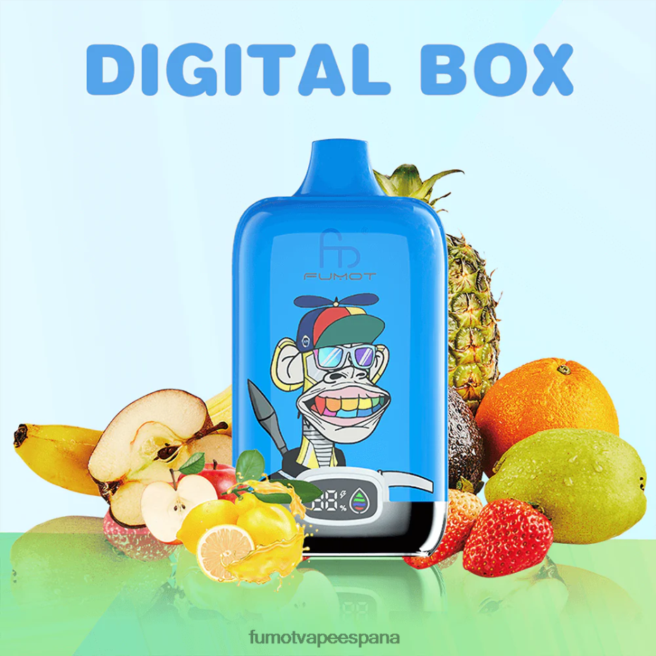 Fumot Digital Box 12000 cápsulas de vapeo desechables - 20 ml (1 pieza) Cereza Fumot vape 2TBVR0124