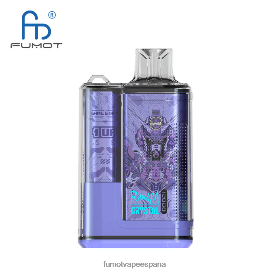 Fumot Crystal 1 pieza - 12000 caja de vapeo desechable 20ml doctor azul Fumot precio 2TBVR0266