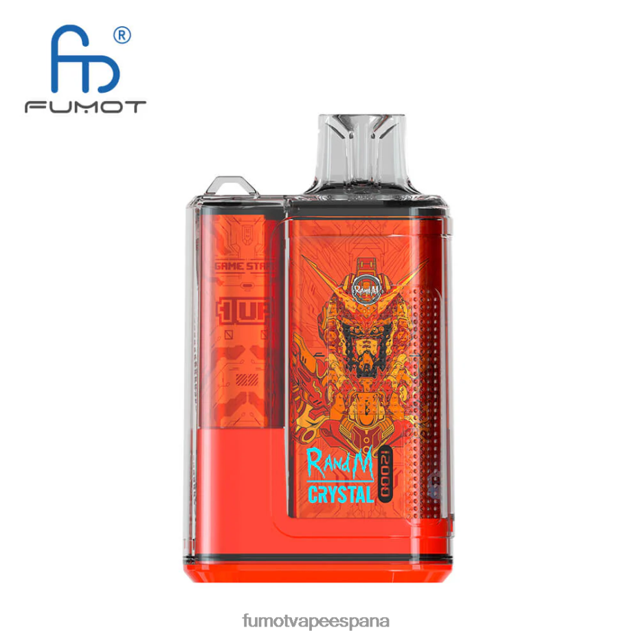 Fumot Crystal 1 pieza - 12000 caja de vapeo desechable 20ml fusión frutal Fumot sabores 2TBVR0267