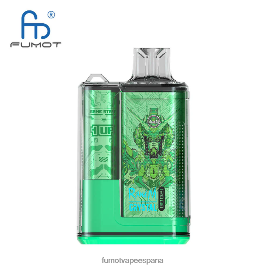 Fumot Crystal 1 pieza - 12000 caja de vapeo desechable 20ml hielo de fruta del dragón Fumot vape precio 2TBVR0265