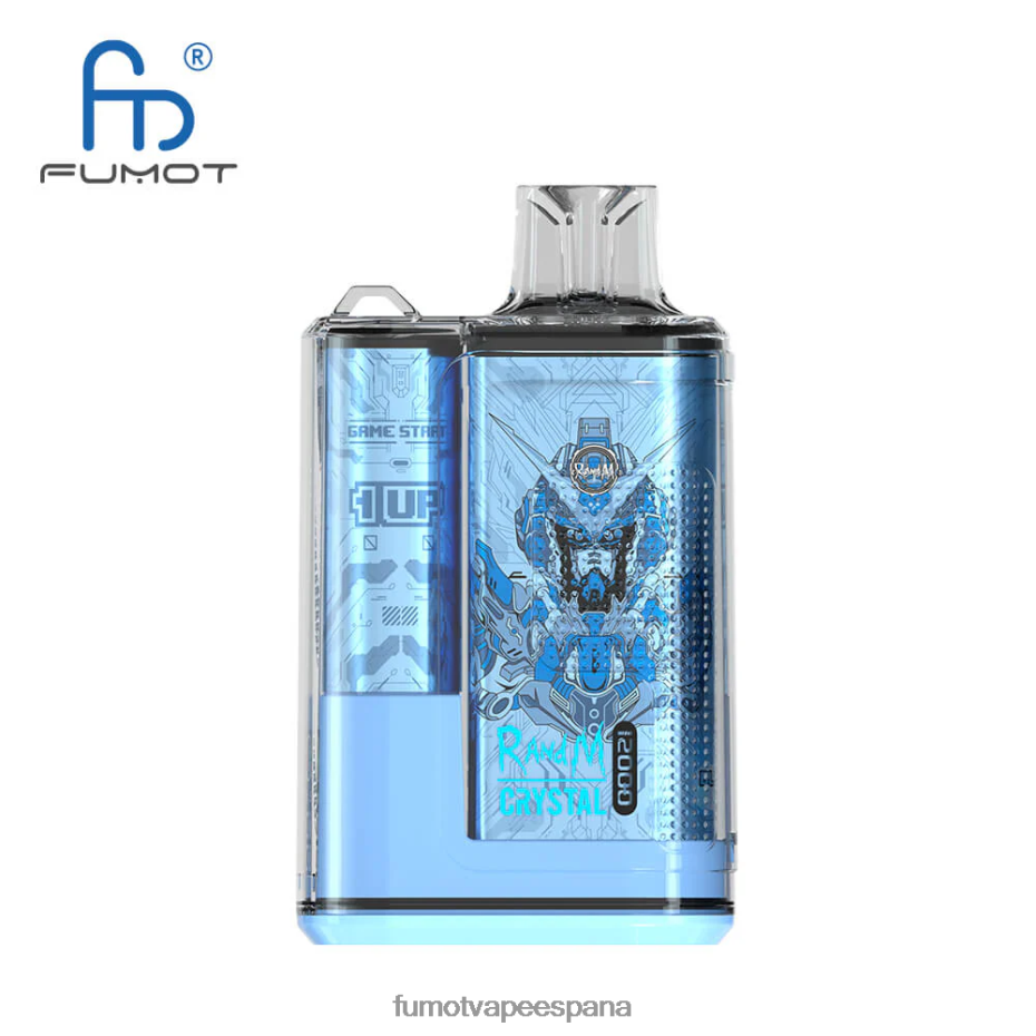 Fumot Crystal 1 pieza - 12000 caja de vapeo desechable 20ml hielo de fruta del dragón Fumot vape precio 2TBVR0265