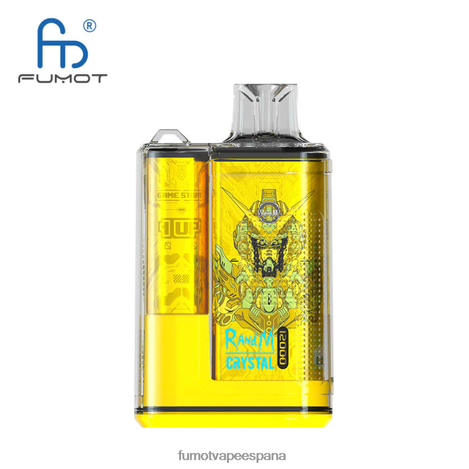 Fumot Crystal 1 pieza - 12000 caja de vapeo desechable 20ml mango durazno Fumot vape 2TBVR0274