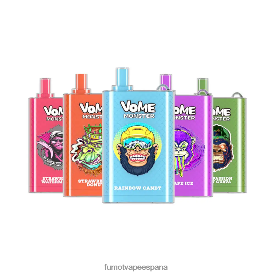 Fumot Vome Monster Dispositivo de vapeo desechable 10000 - 20 ml (1 pieza) cola alegre Fumot sabores 2TBVR0427
