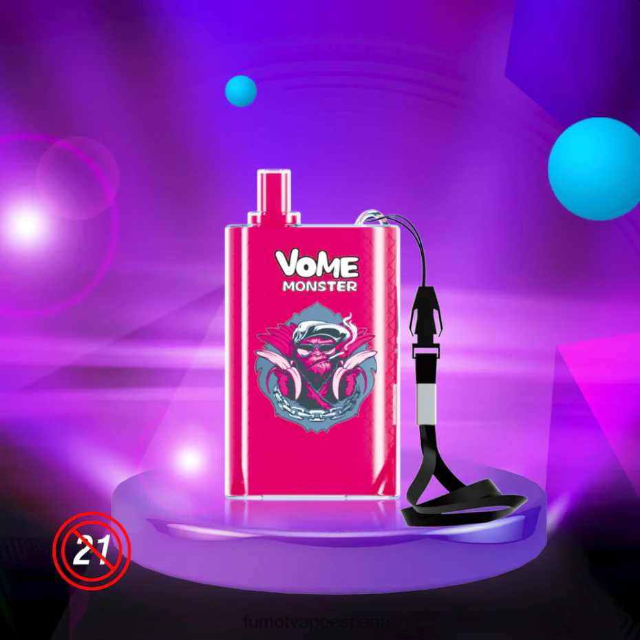 Fumot Vome Monster Dispositivo de vapeo desechable 10000 - 20 ml (1 pieza) cola alegre Fumot sabores 2TBVR0427