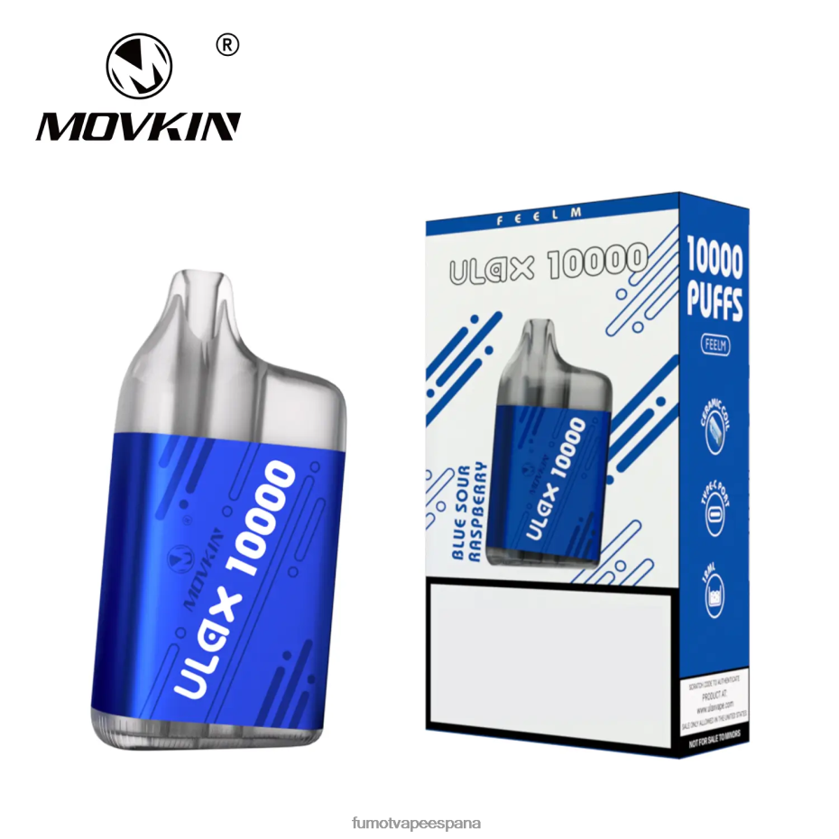 Fumot Movkin Ulax 10000 cápsulas de vapeo desechables - 12 ml (1 pieza) arándano en hielo Fumot vape precio 2TBVR0305