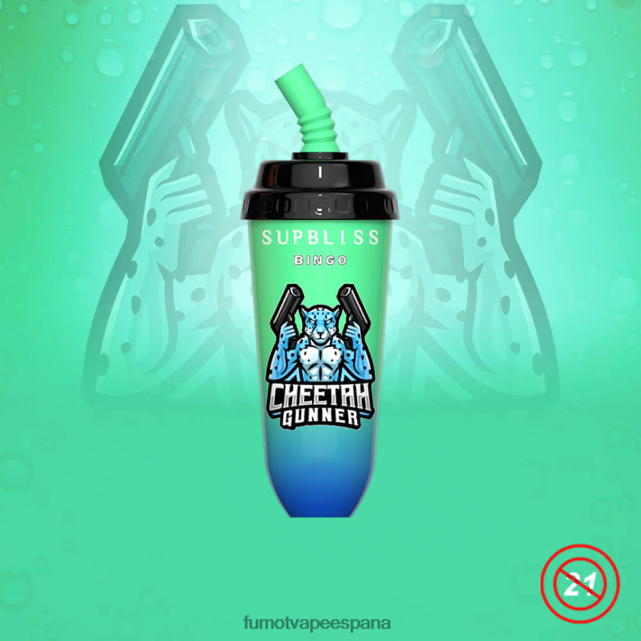 Fumot Supbliss Bingo Dispositivo de vapeo desechable 8000 de 16 ml (1 pieza) Fruta mezclada Fumot disposable vape 2TBVR0403