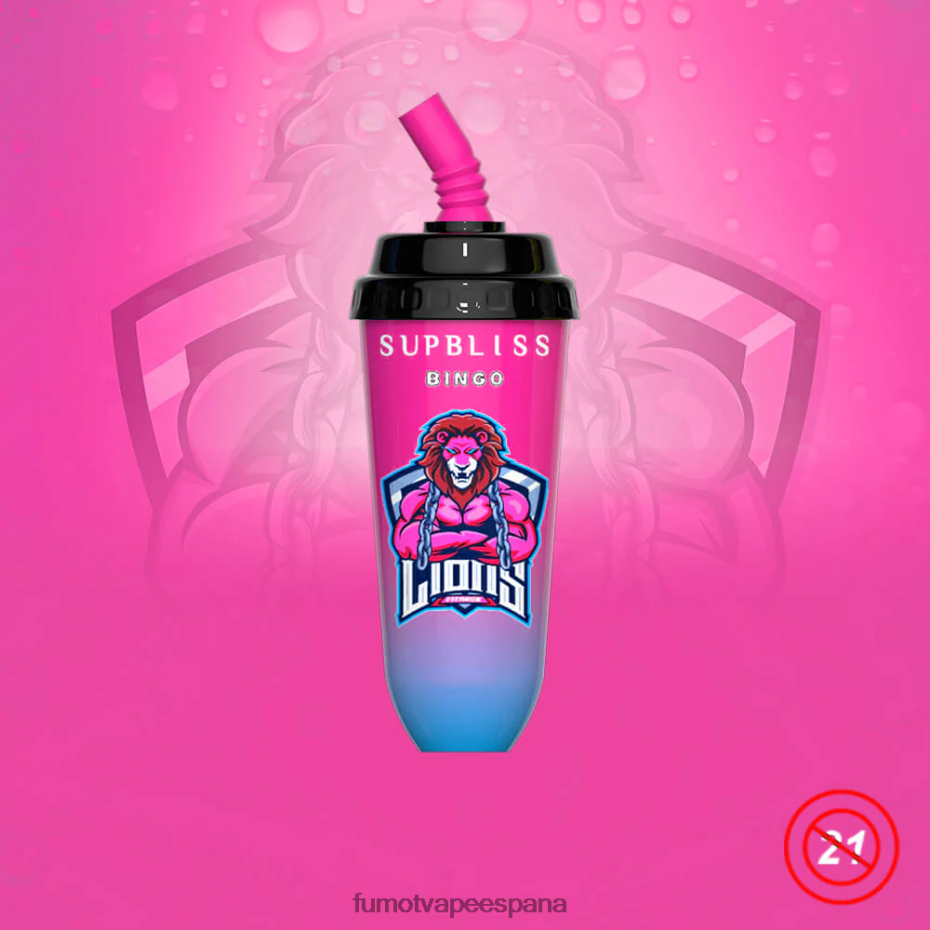 Fumot Supbliss Bingo Dispositivo de vapeo desechable 8000 de 16 ml (1 pieza) sandia fresa Fumot españa 2TBVR0411