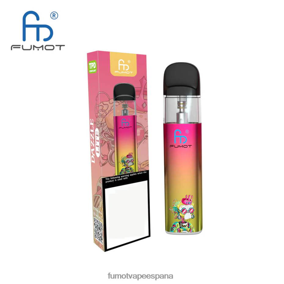 Fumot Dazzle Lite kit de vapeo vacío compatible con tpd (1 pieza) verde-morado Fumot españa 2TBVR0551