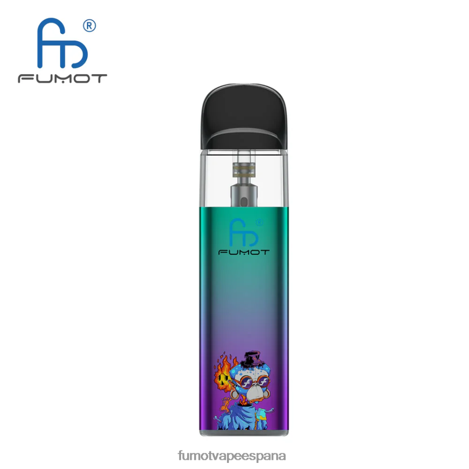 Fumot Dazzle Lite kit de vapeo vacío compatible con tpd (1 pieza) verde-morado Fumot españa 2TBVR0551