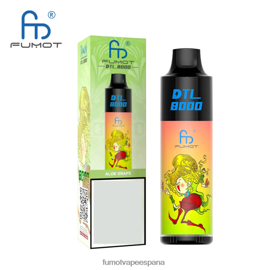 Fumot DTL Pluma vaporizador desechable 8000 - 16 ml (1 pieza) bebida energética Fumot sabores 2TBVR0417