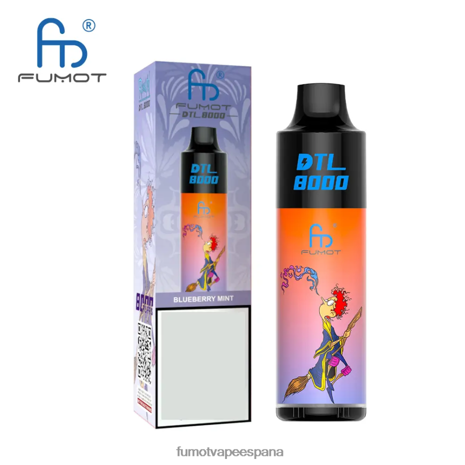 Fumot DTL Pluma vaporizador desechable 8000 - 16 ml (1 pieza) bebida energética Fumot sabores 2TBVR0417