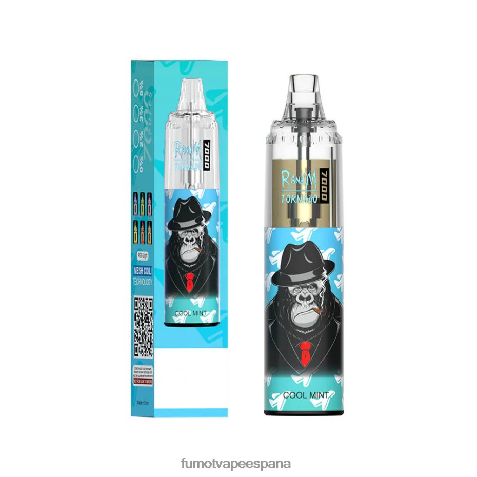 Fumot Tornado Pluma vaporizador desechable 7000 - 14 ml (1 pieza) caramelo de durazno y arándanos Fumot precio 2TBVR086