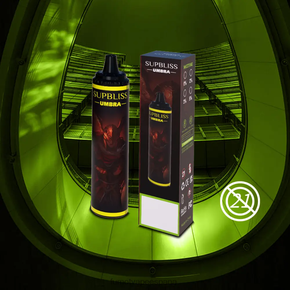 Fumot Supbliss Umbra 10000 (1 pieza) pluma vaporizador desechable - 20ml manzana roja limón Fumot vape españa 2TBVR0482