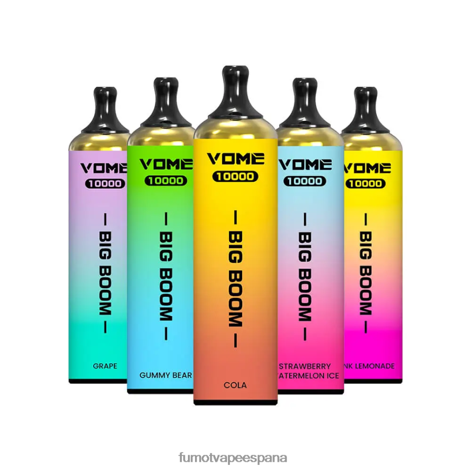 Fumot Vome Big Boom bolígrafo vapeador desechable 10000 - 20ml (1 pieza) Toro rojo Fumot vape 2TBVR0444