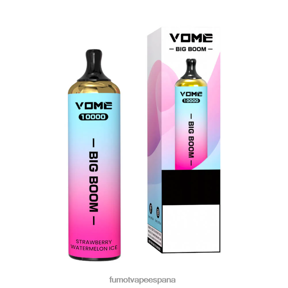 Fumot Vome Big Boom bolígrafo vapeador desechable 10000 - 20ml (1 pieza) Toro rojo Fumot vape 2TBVR0444