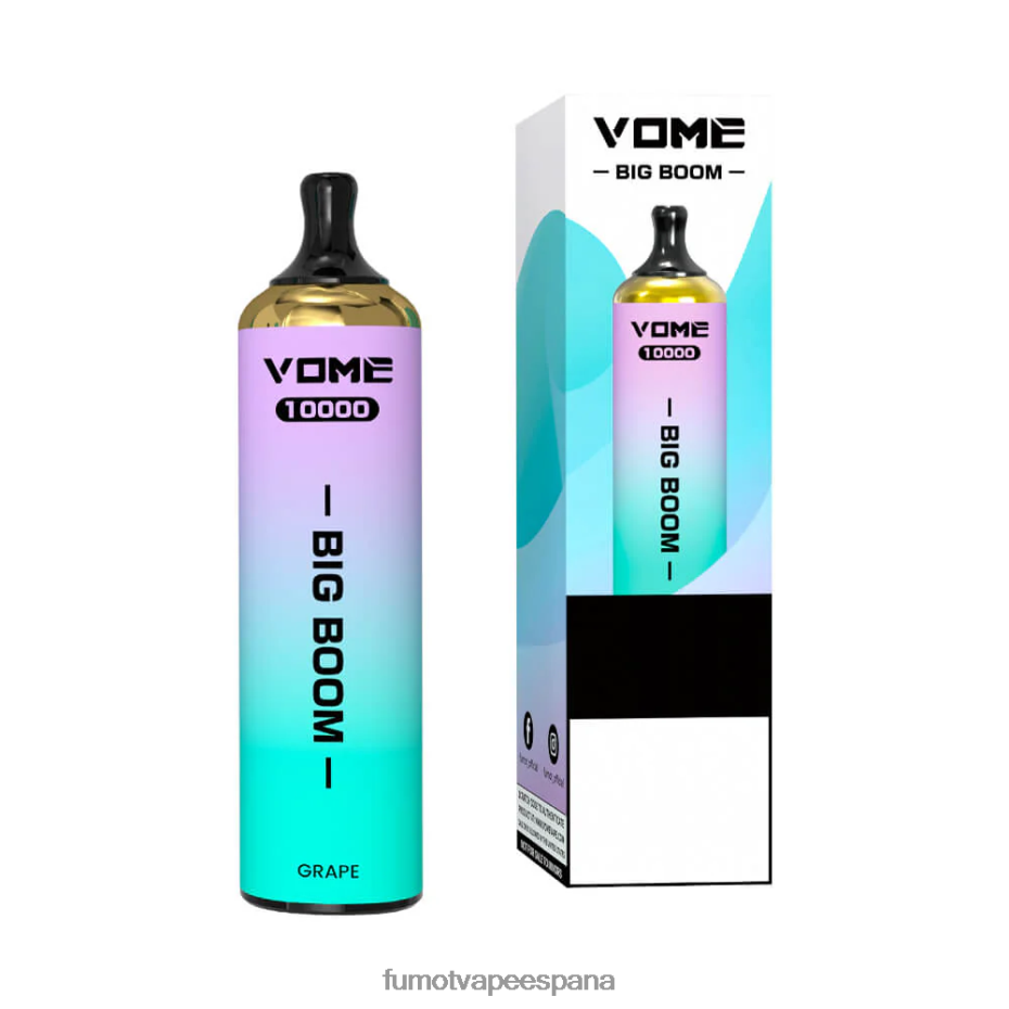 Fumot Vome Big Boom bolígrafo vapeador desechable 10000 - 20ml (1 pieza) Toro rojo Fumot vape 2TBVR0444