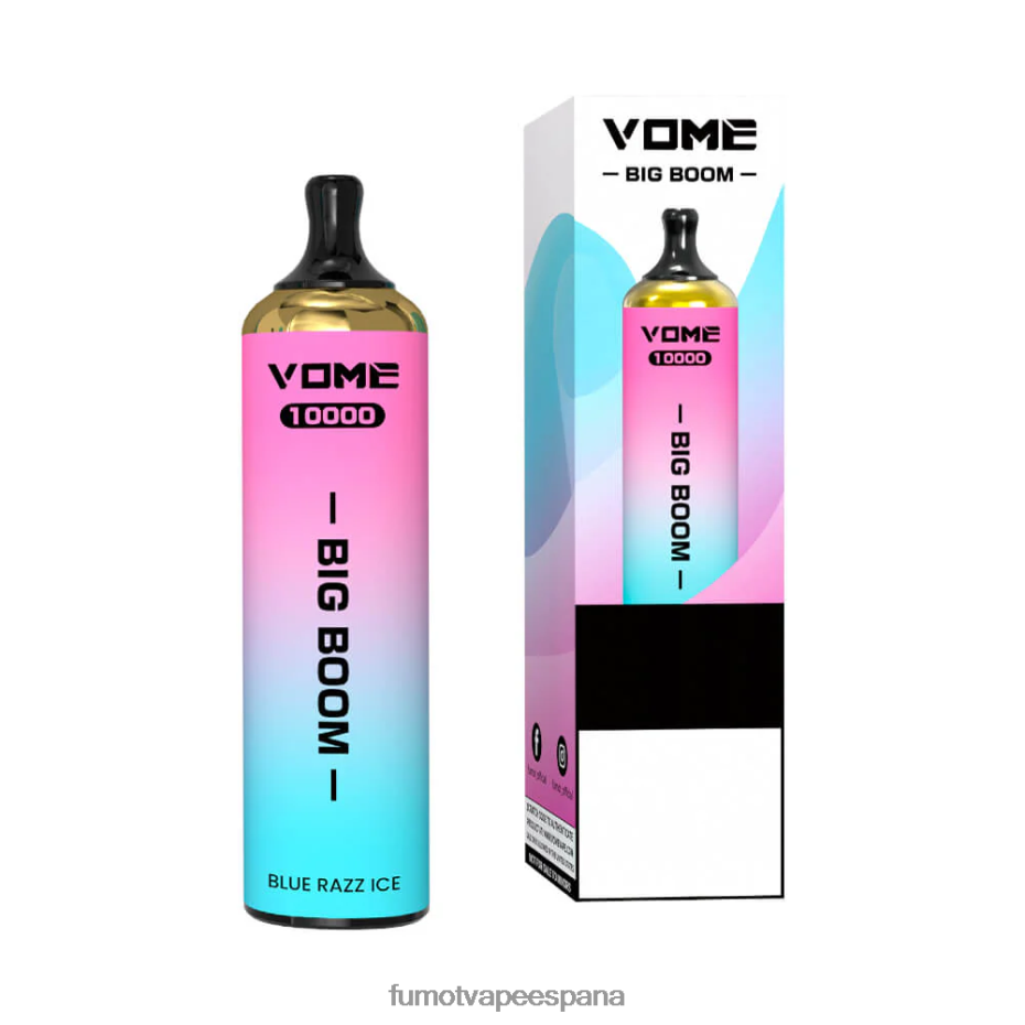 Fumot Vome Big Boom bolígrafo vapeador desechable 10000 - 20ml (1 pieza) Toro rojo Fumot vape 2TBVR0444